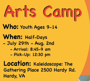 Arts Camp poster cropped