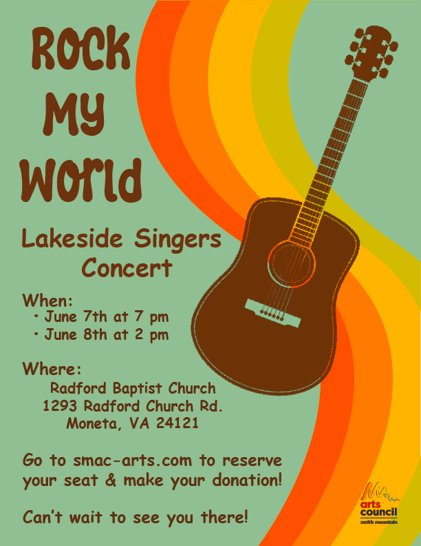 Lakeside Singers Rock My World Poster